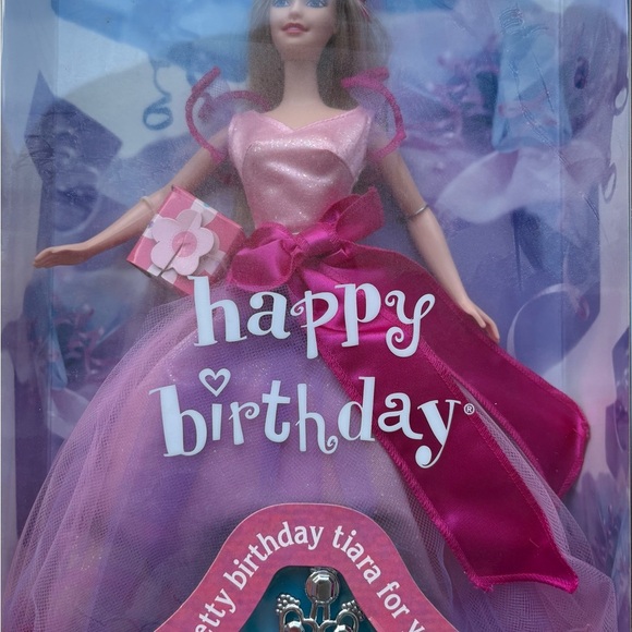 Happy Birthday, Native American & Evening Enchanted Barbie NIB Lot of 3 - Picture 2 of 10